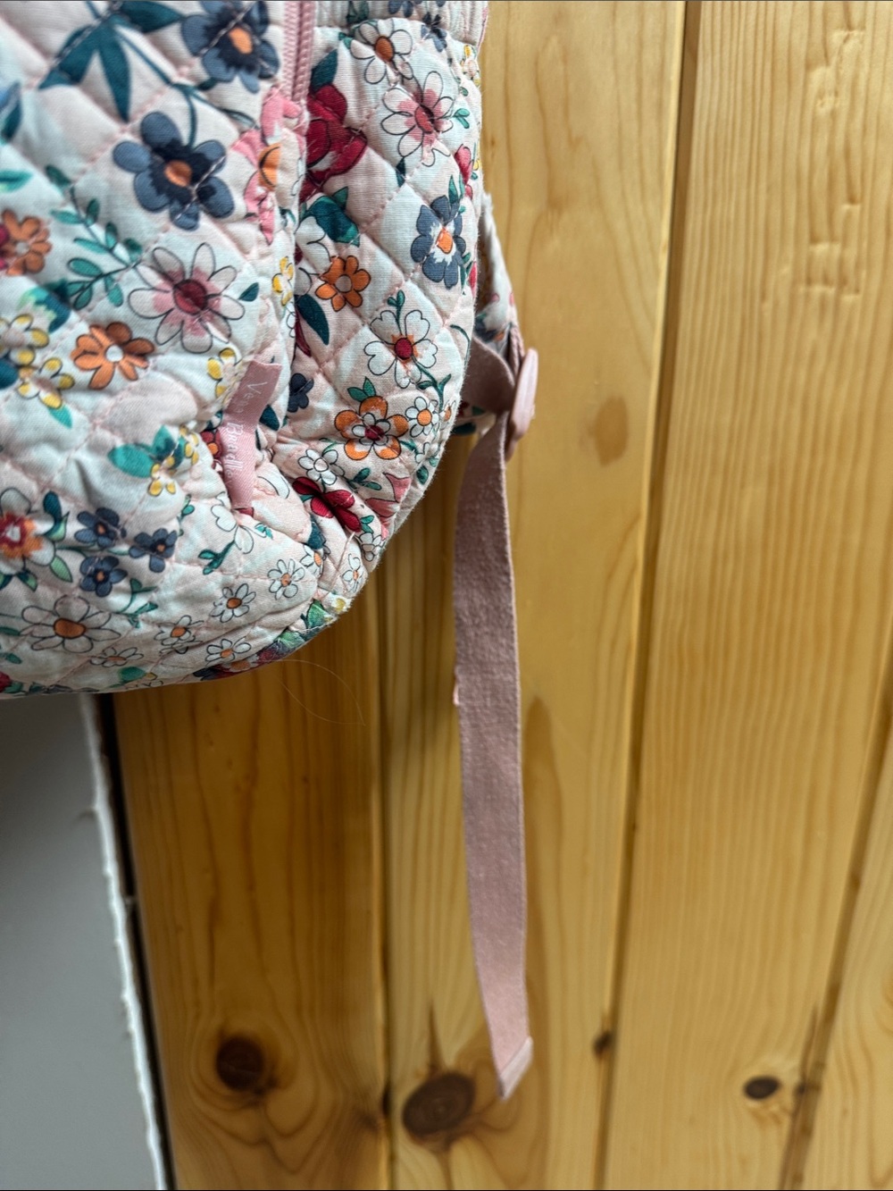 Vera Bradley Quilted Floral Backpack in Pink Multicolor - Picture 4 of 12